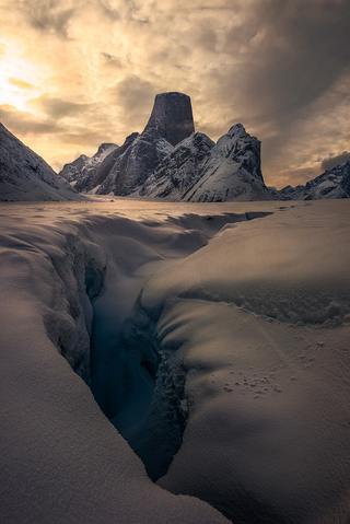 Illustration for article titled Mt. Asgard looks like the actual home of the Viking gods